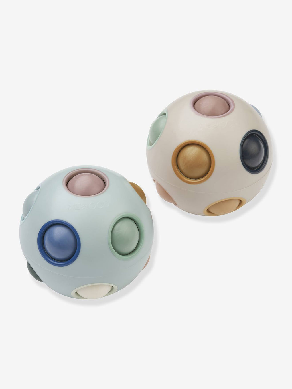 2 balles pop-it solene - bleu