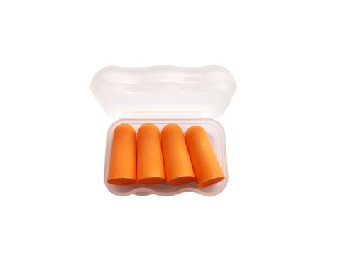 2 paires bouchons d'oreille de Voyage Urban Factory Travelee Orange