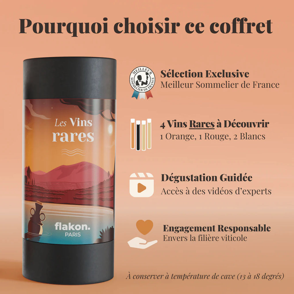Coffret Les Vins Rares - Flakon
