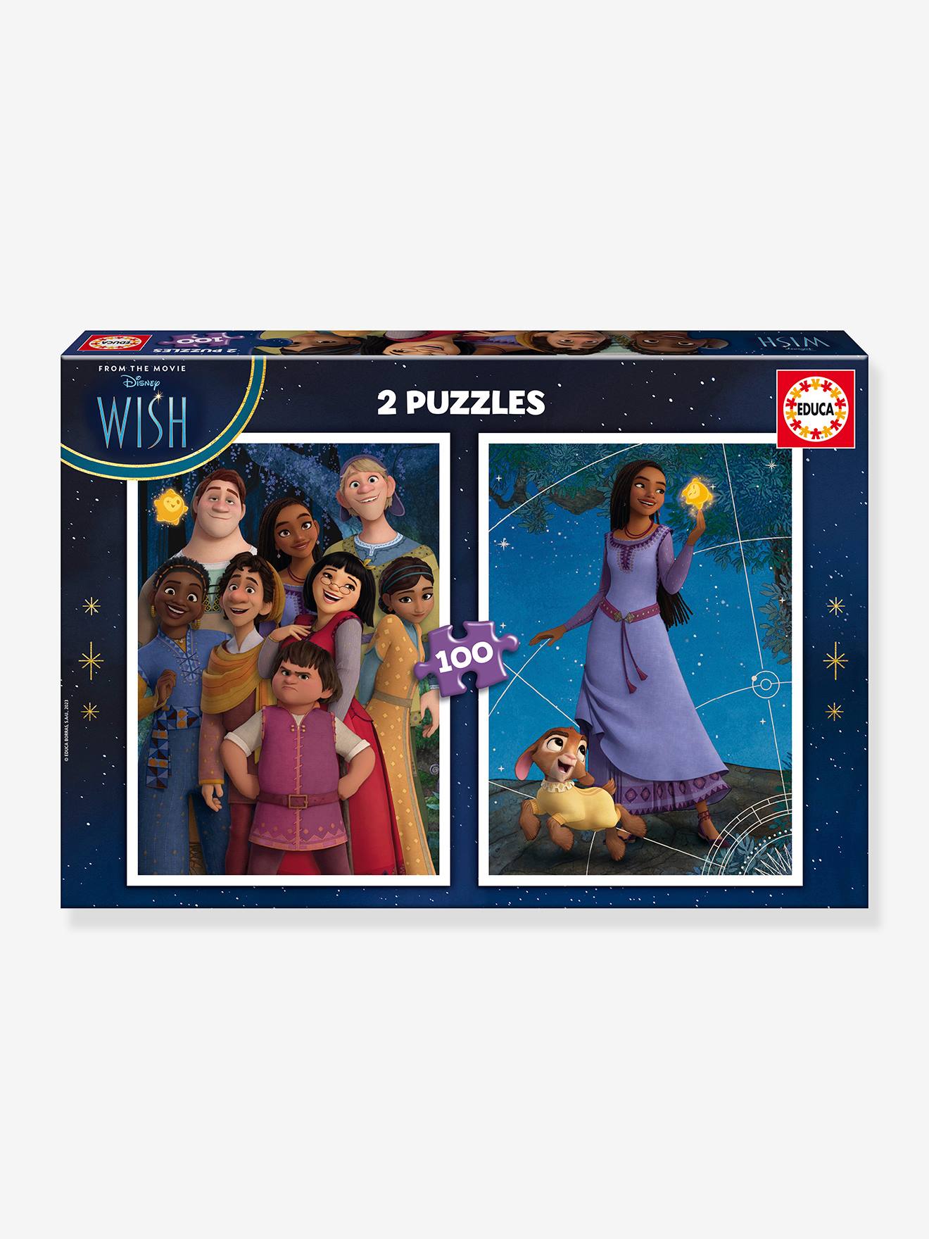 2x100 puzzles Disney Wish - violet