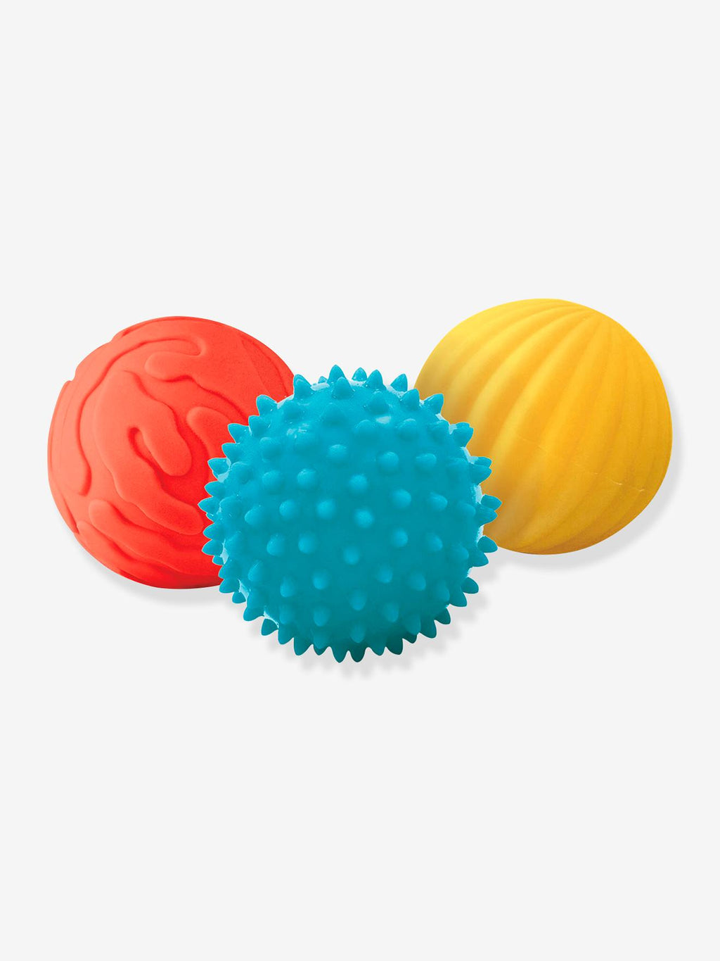 3 balles sensorielles multicolore