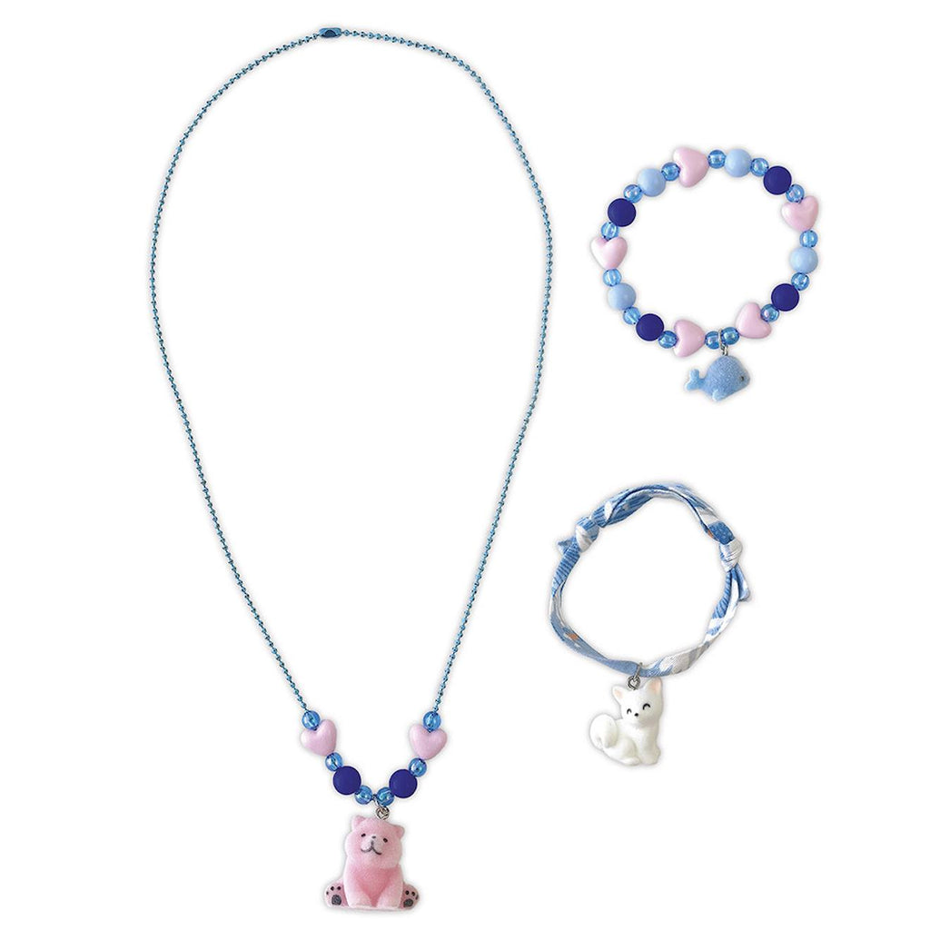 3 bijoux petits animaux à créer rose