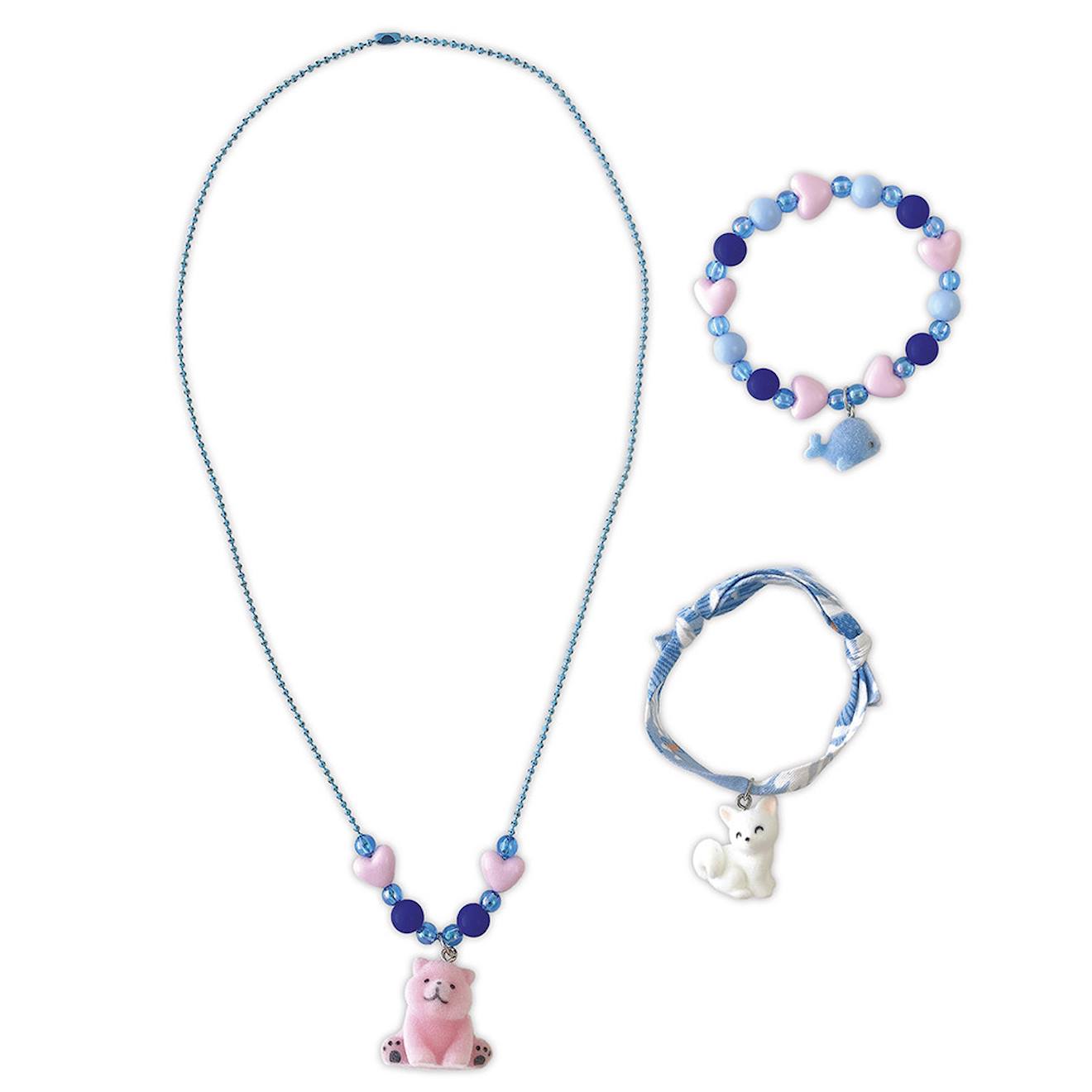 3 bijoux petits animaux à créer rose