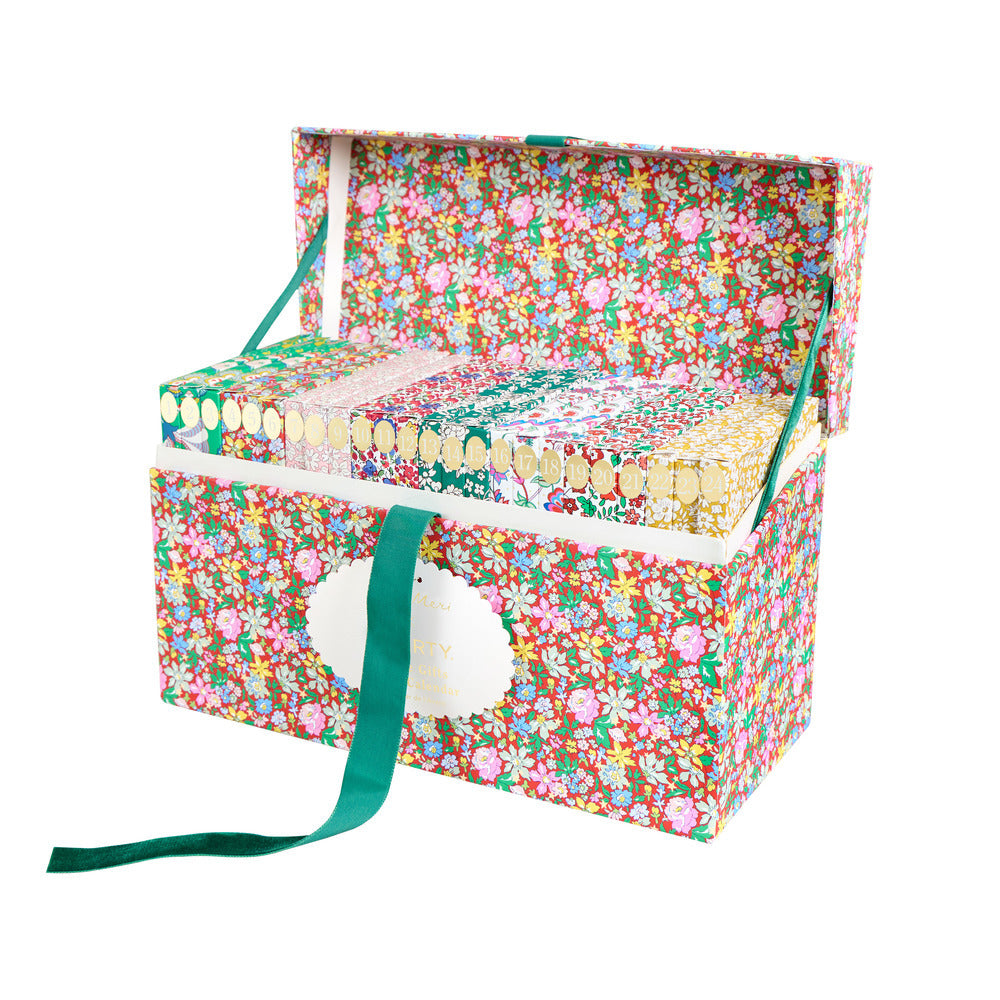 Calendrier de l'Avent Meri Meri x Liberty Cadeaux festifs