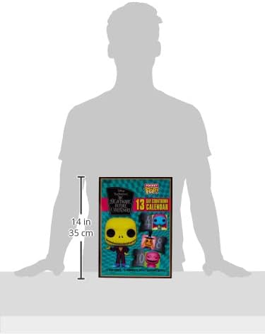 Calendrier de l'Avent Funko Pocket Pop! L'Étrange Noël de Monsieur Jack Blacklight 2022 – 13 jours