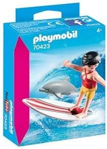 Playmobil Surfeuse avec dauphin figurine