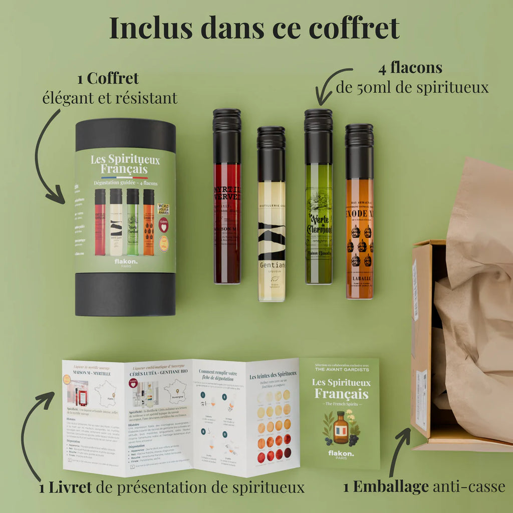 Coffret Les Spiritueux Français – Flakon