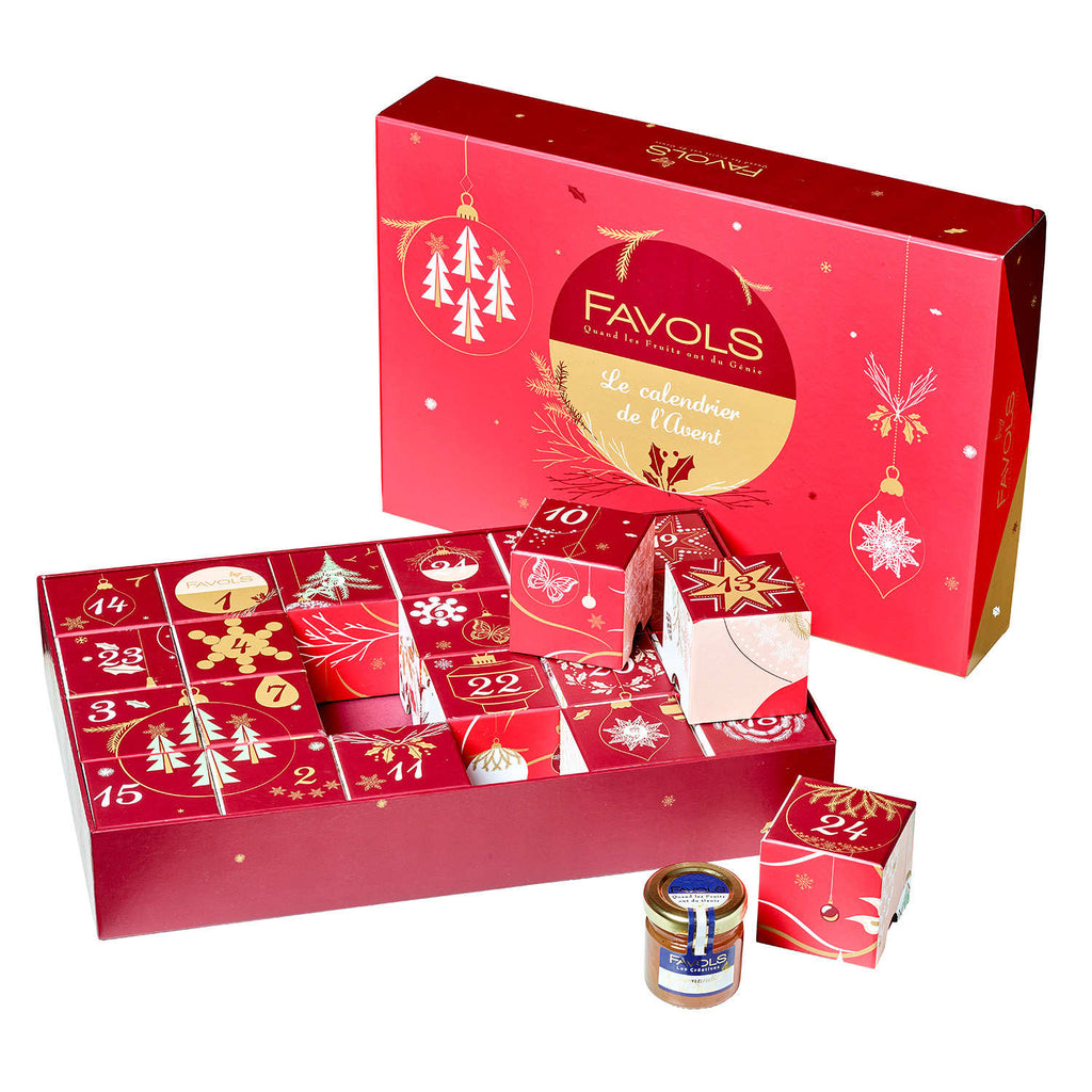 Calendrier de l'Avent Confitures Gourmandes Favols