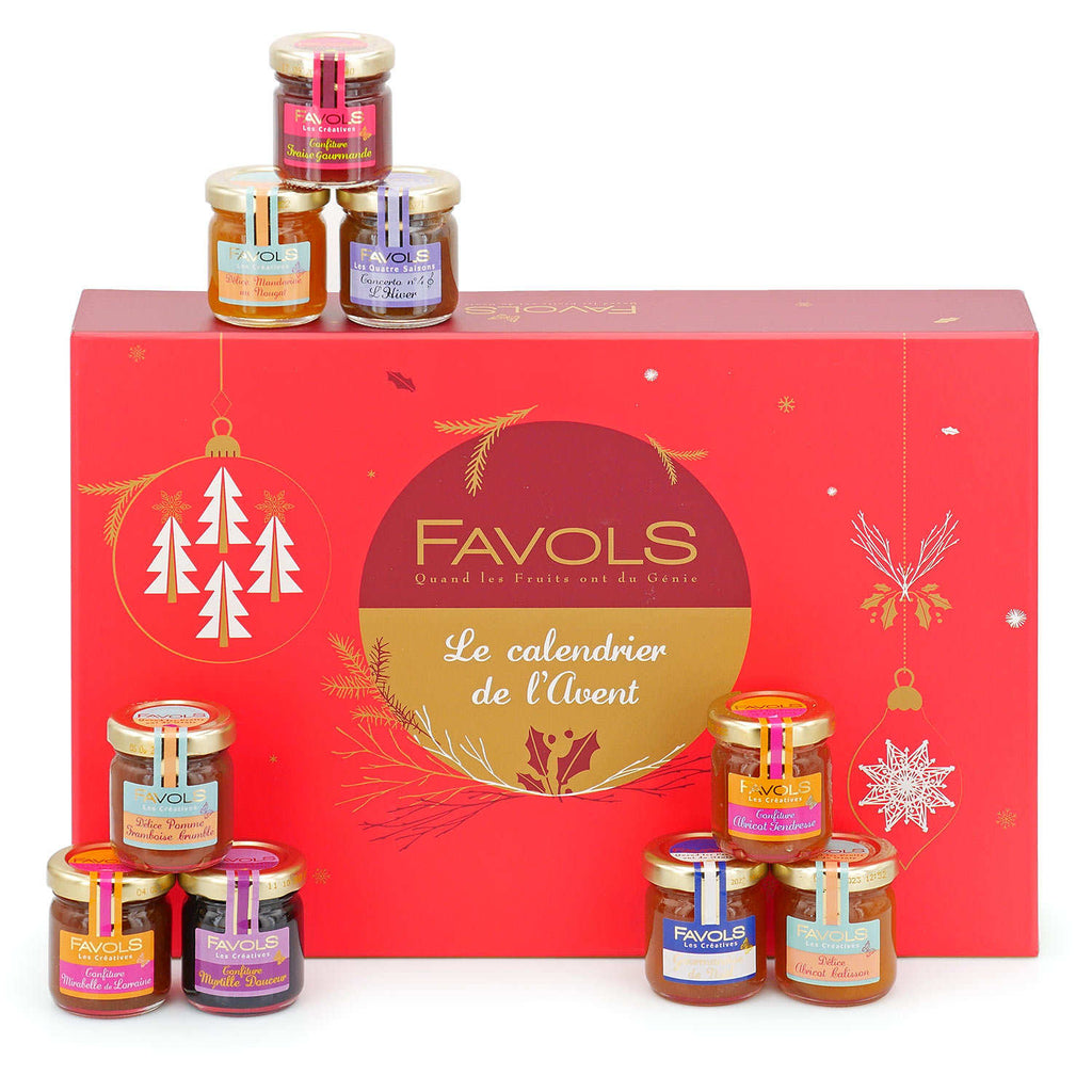 Calendrier de l'Avent Confitures Gourmandes Favols