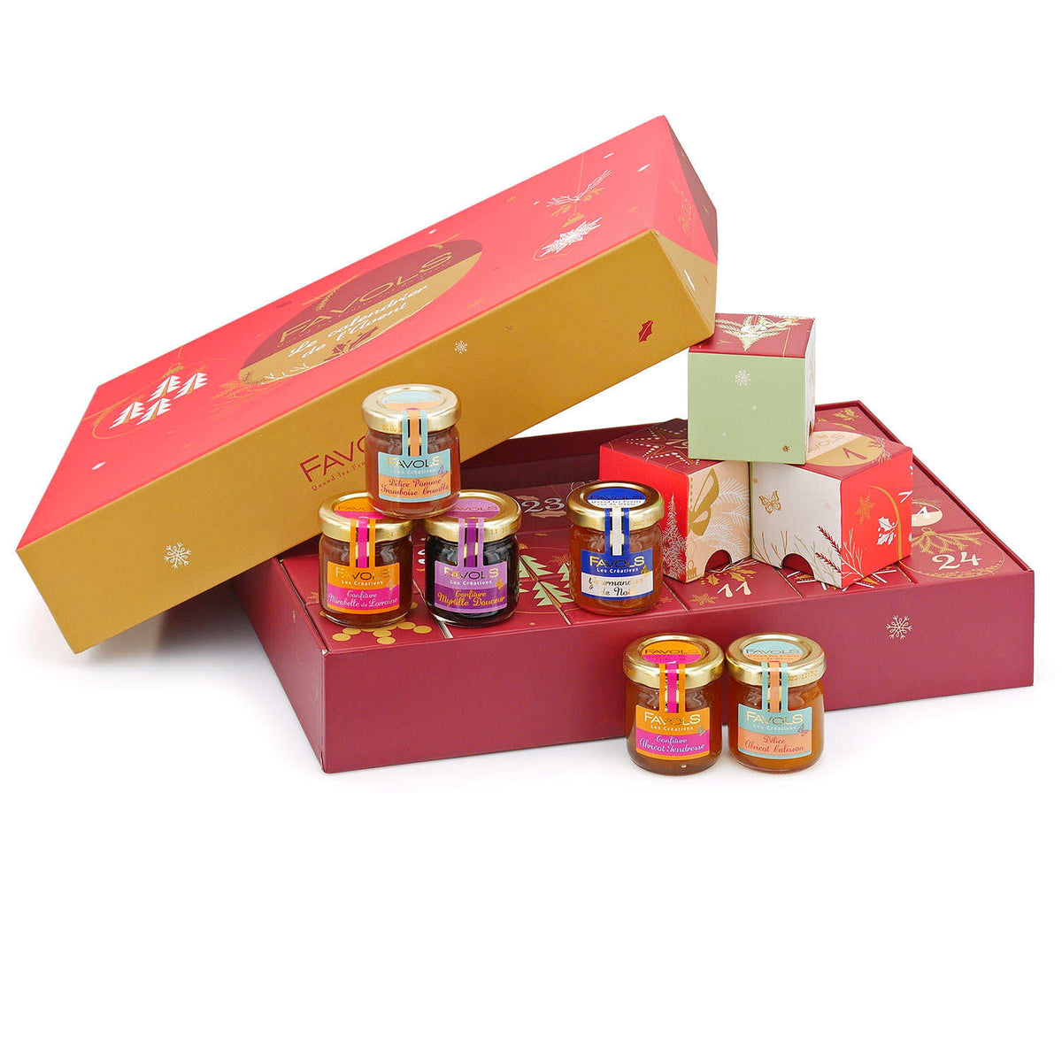 Calendrier de l'Avent Confitures Gourmandes Favols