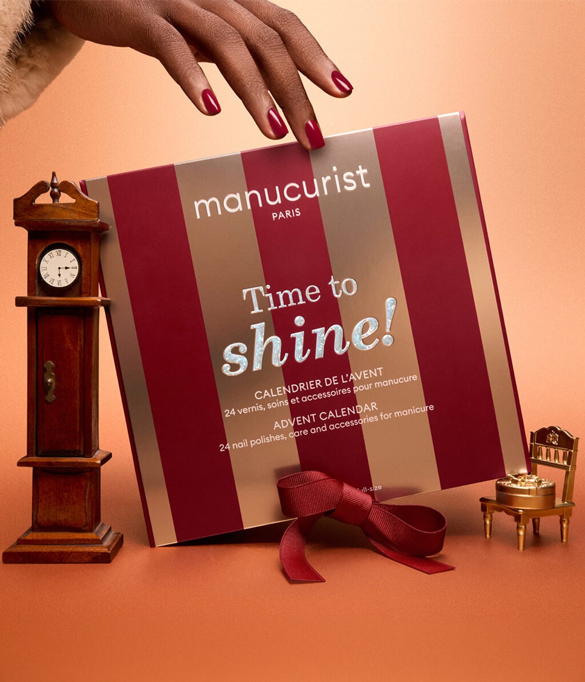 Calendrier de l'Avent Manucurist Time to Shine – mise en scène