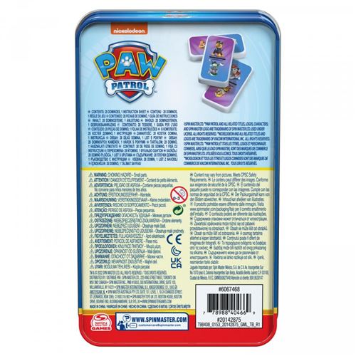 Jeu de domino Cardinal Paw Patrol Pat'patrouille