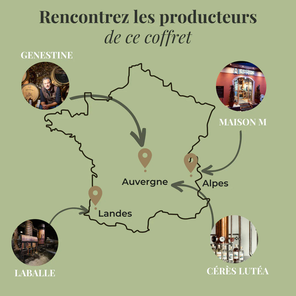 Coffret Les Spiritueux Français – Flakon