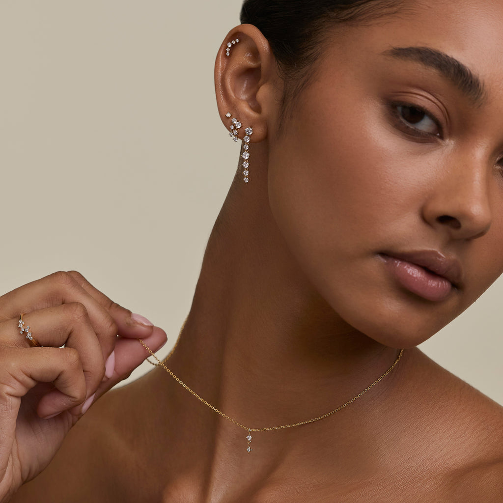 Boucles d'oreilles cristal Astrid & Miyu