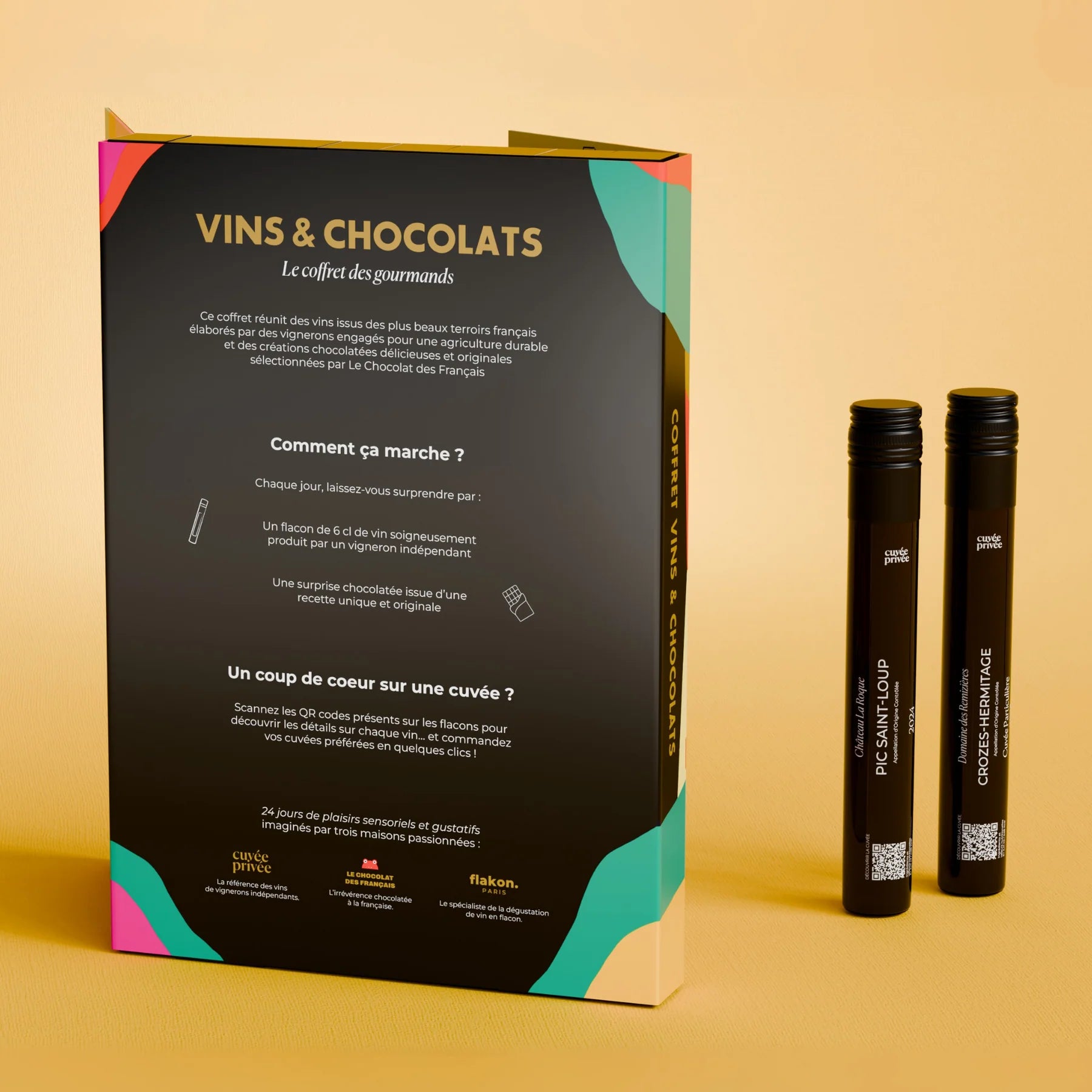 Calendrier de l’Avent Vins & Chocolats 2025 - Flakon