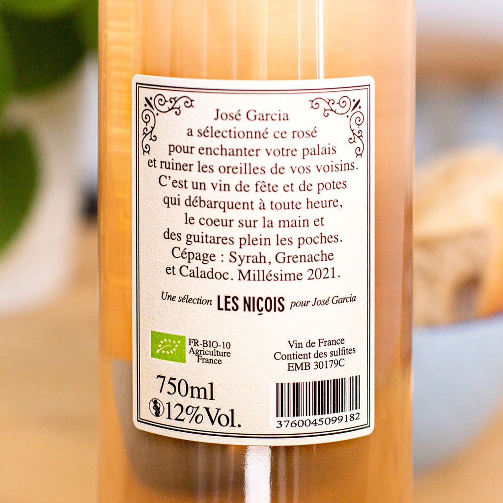 Bouteille de Rosé Garcia
