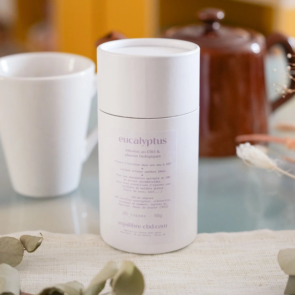 Infusion détente au CBD & Eucalyptus - Equilibre CBD