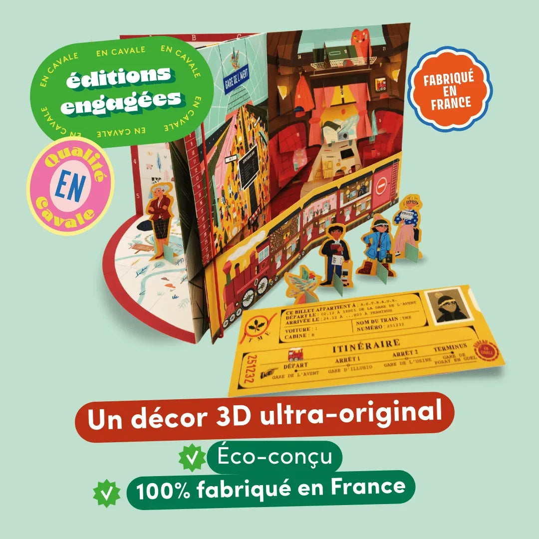 Calendrier de l'Avent En Cavale 2026 – L'Aventure Train (dès 7 ans) – photo 4