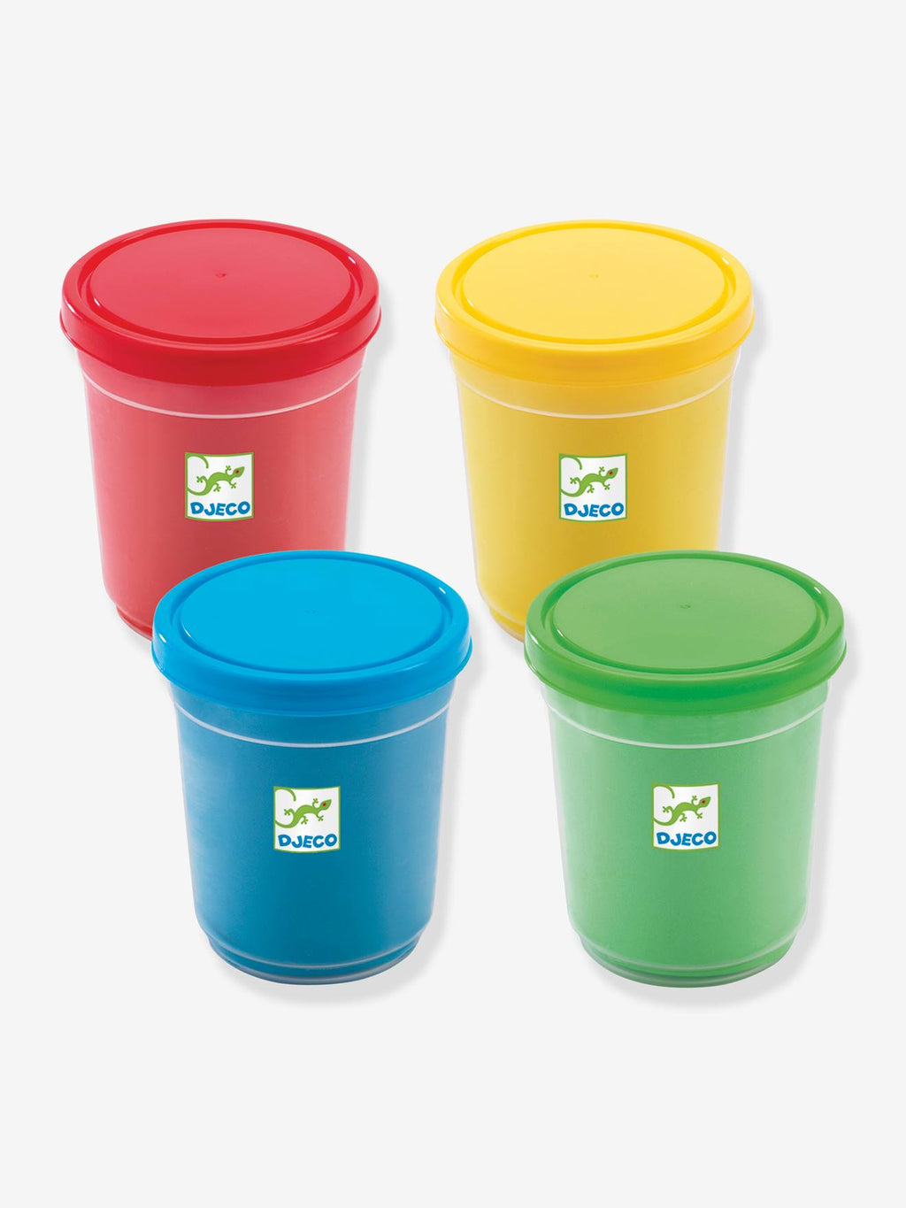 4 pots de pâte à modeler classique bleu