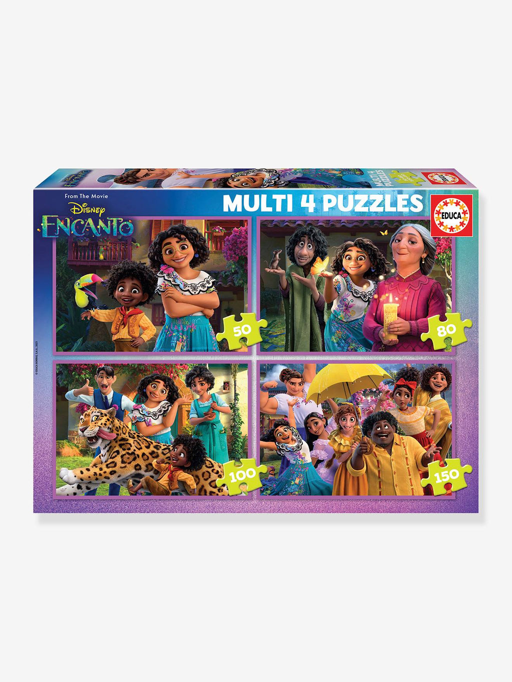 4 puzzles progressifs Disney Encanto - 50/150 - multicolore