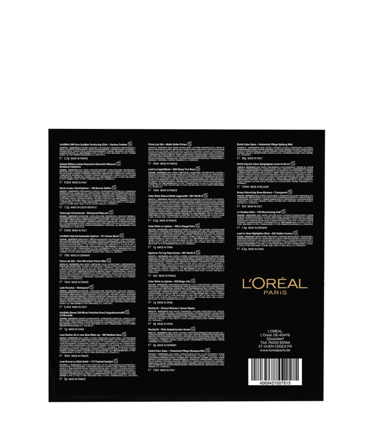 Calendrier de l'Avent L'Oréal Paris 24 Beauty-Highlights 2026