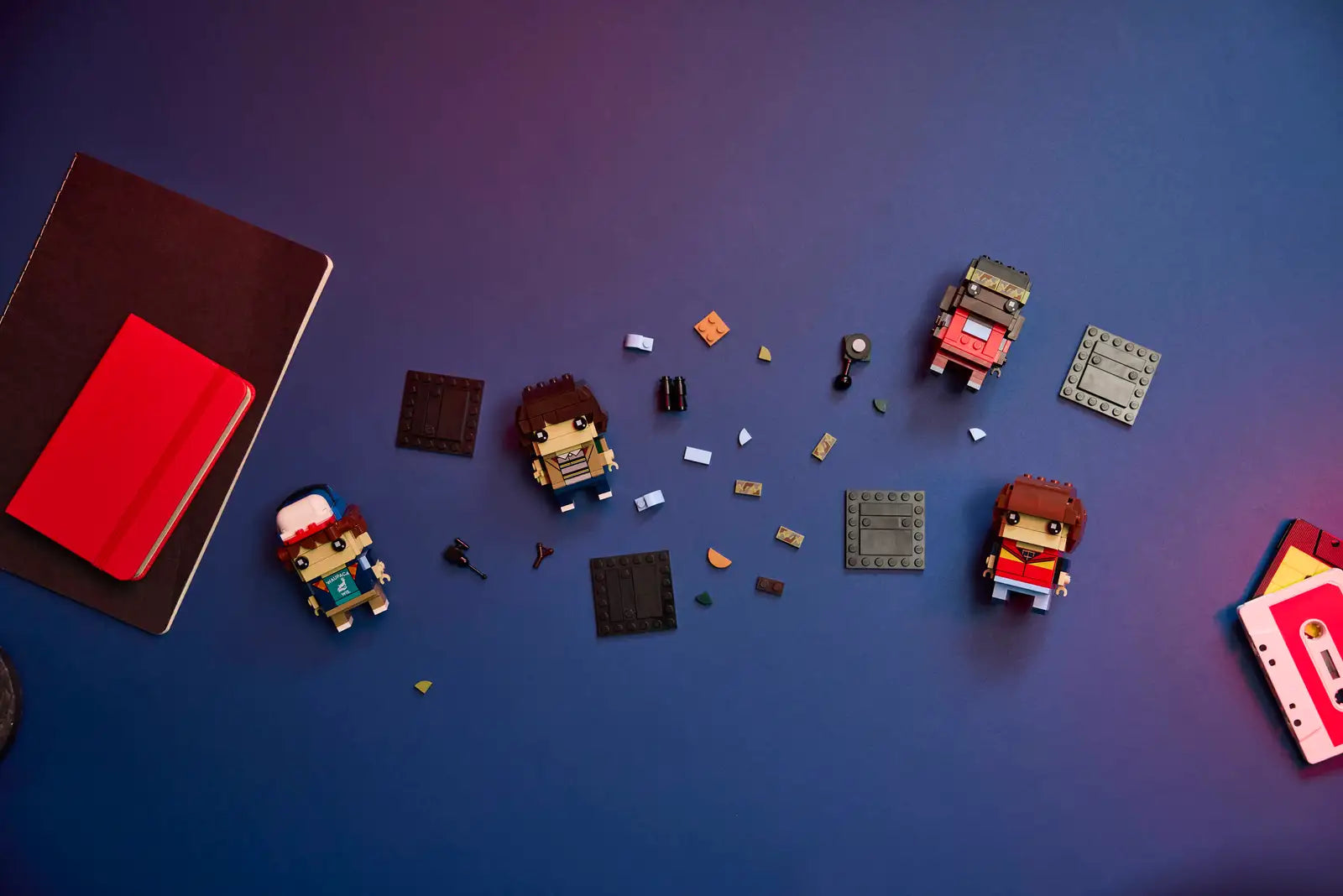 LEGO BrickHeadz Stranger Things – Figurines de Mike, Dustin, Lucas et Will