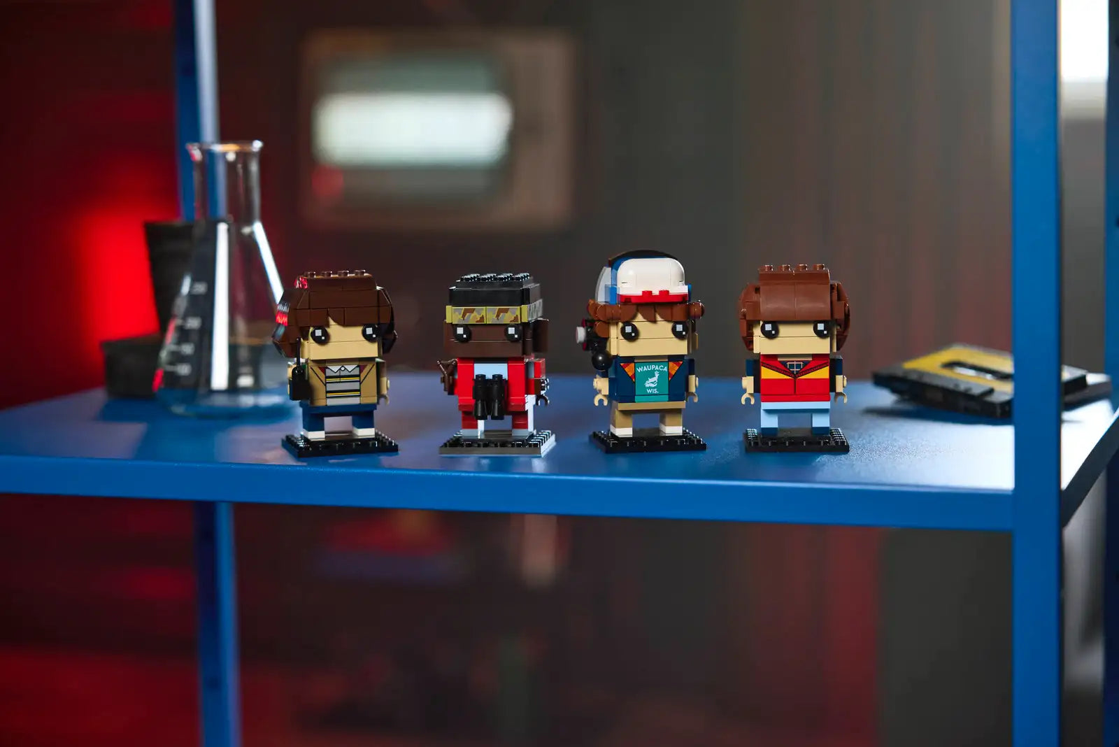 LEGO BrickHeadz Stranger Things – Figurines de Mike, Dustin, Lucas et Will