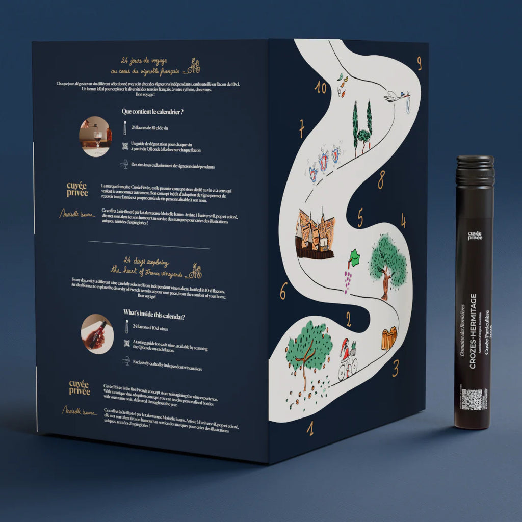 Calendrier de l’Avent Vin Flakon 2025 – 24 Vins de France