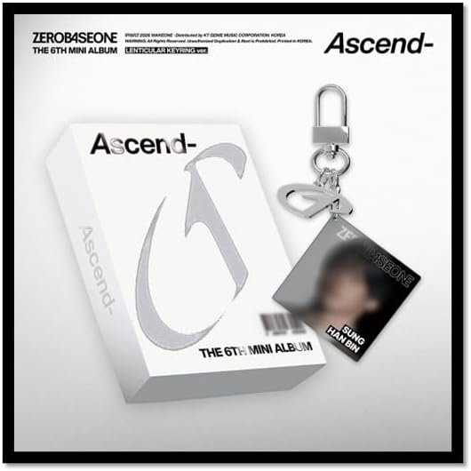 ZEROBASEONE — Ascend, 6e Mini Album (Porte-clés lenticulaire, Random)