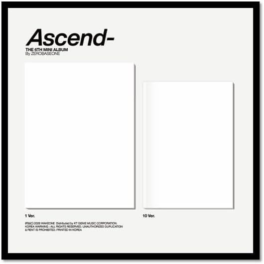 ZEROBASEONE — Ascend, 6e Mini Album (Photobook, 10 Ver.)