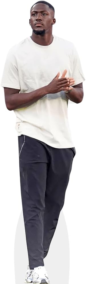 Silhouette en carton Ibrahima Konaté (déco fun)