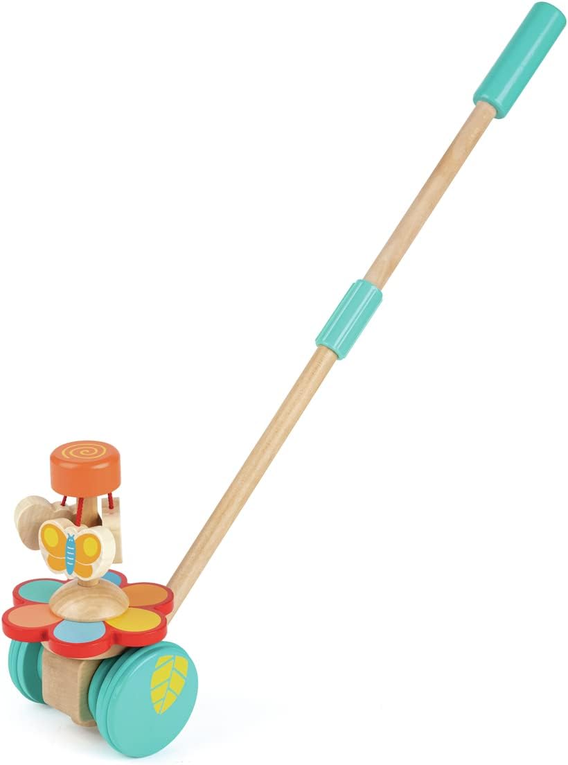Jouet à pousser et tirer en bois Papillons dansants - Hape
