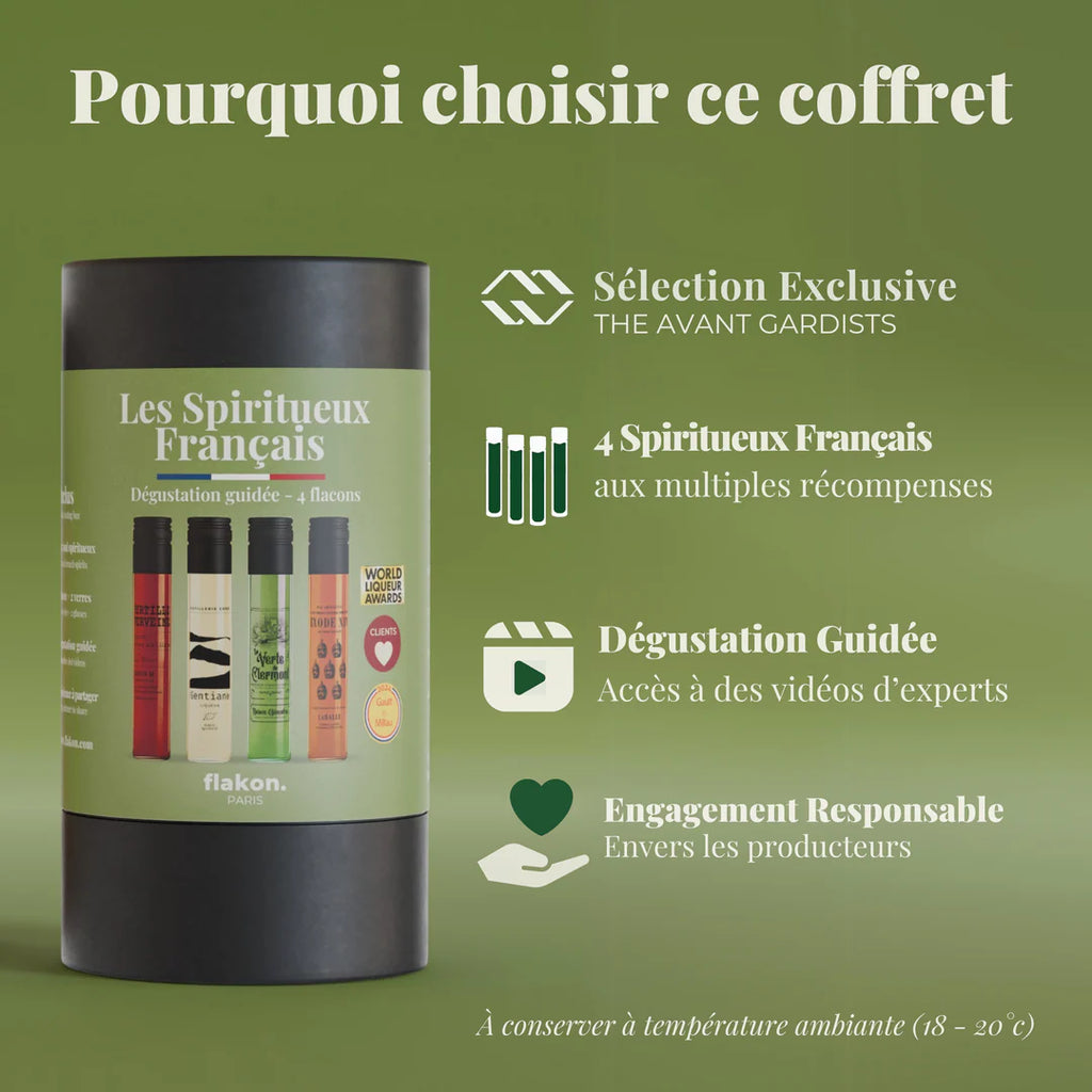 Coffret Les Spiritueux Français – Flakon