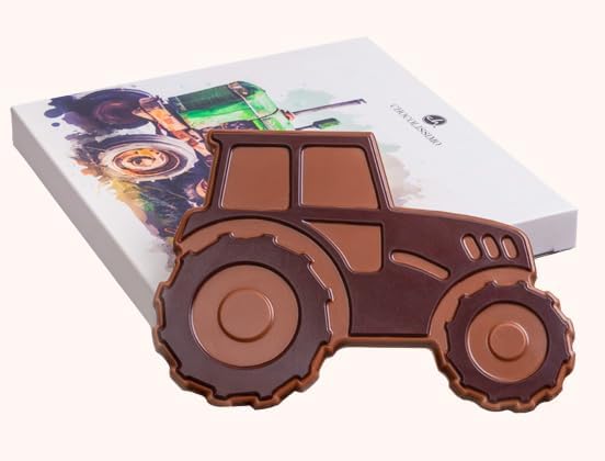 Tracteur en chocolat