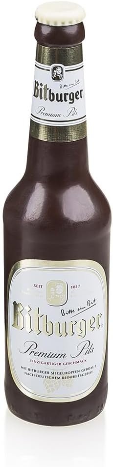 Bouteille de bière en chocolat