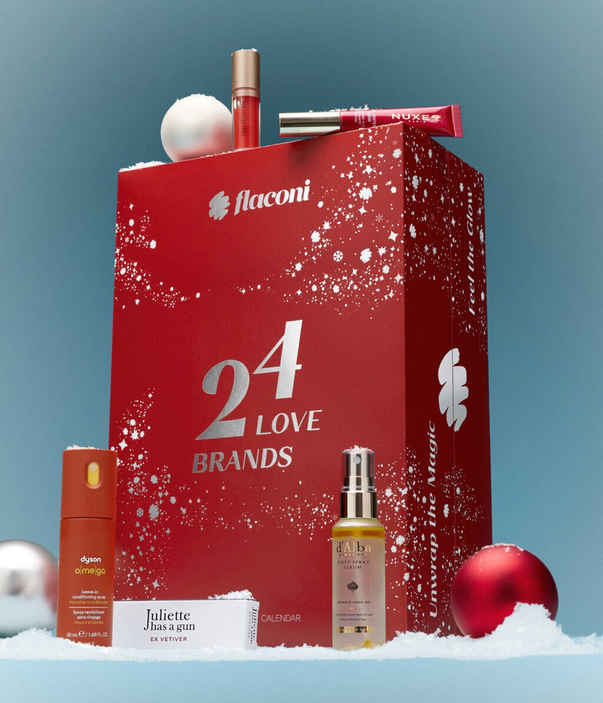 Calendrier de l'Avent flaconi 24 Love Brands 2026 ouvert