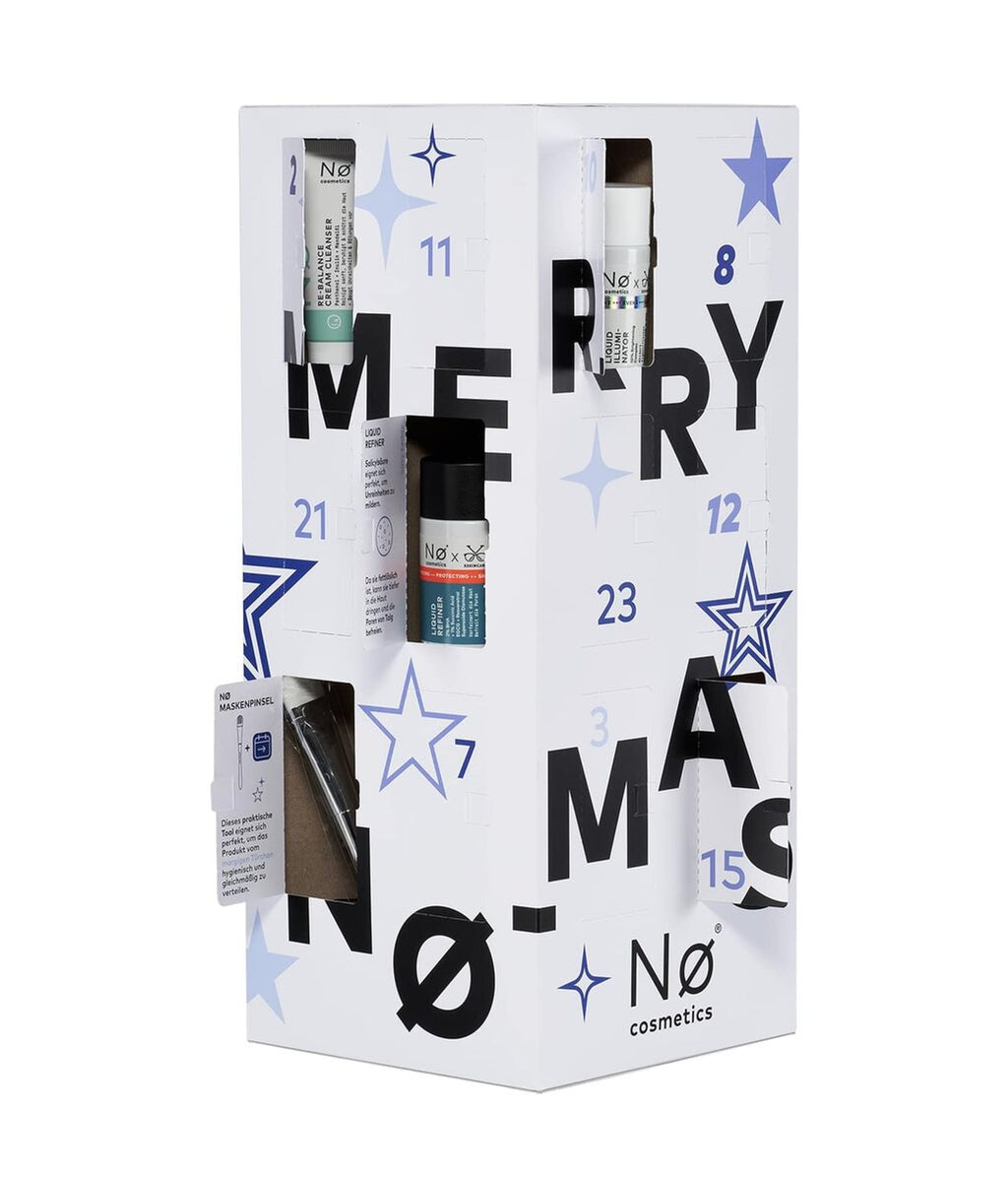 Calendrier de l'Avent Nø Cosmetics 2026 avec portes ouvertes
