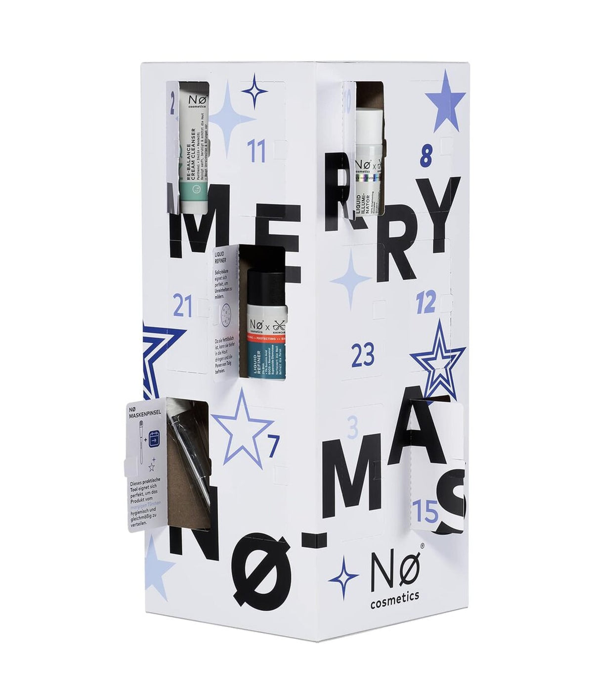 Calendrier de l'Avent Nø Cosmetics 2026 avec portes ouvertes