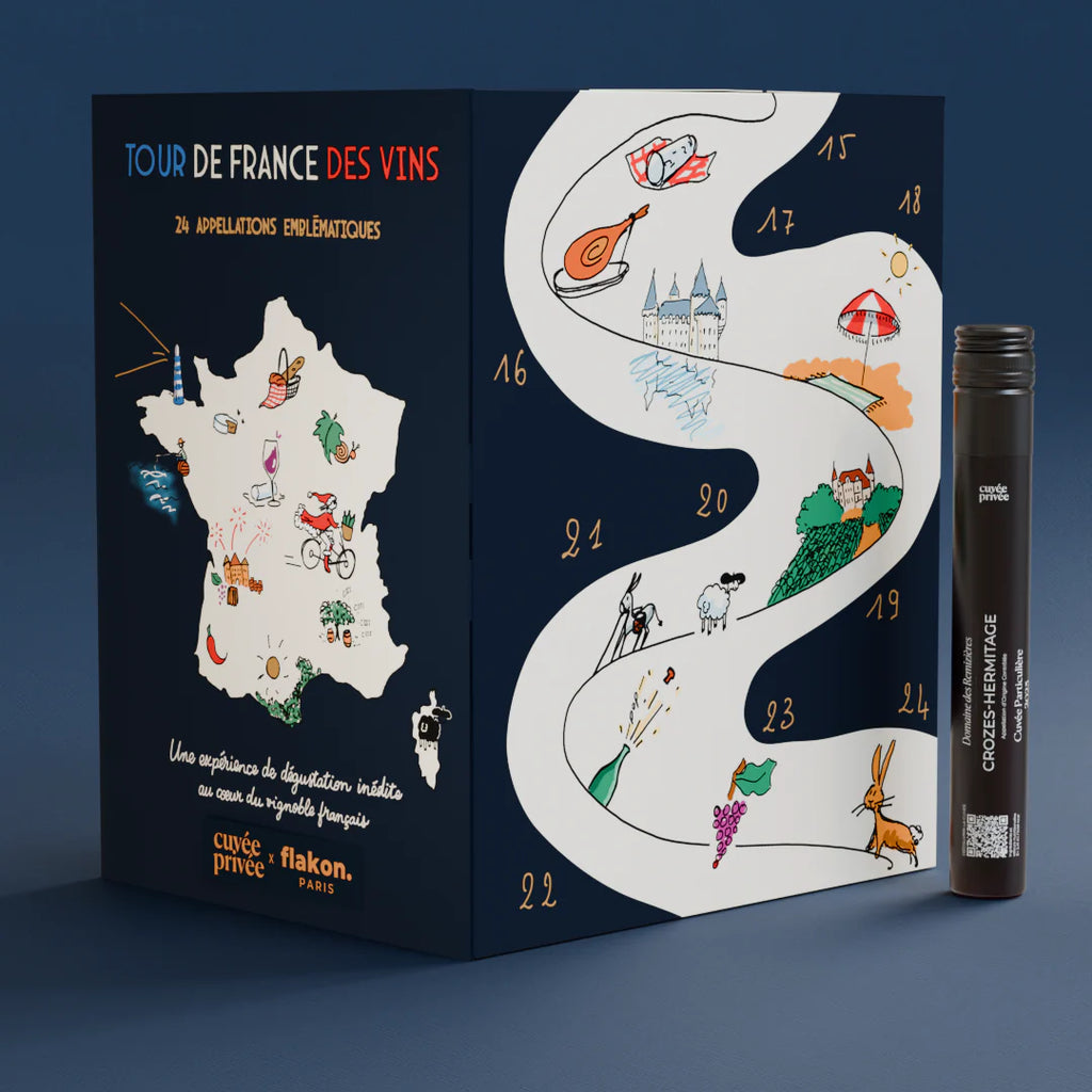 Calendrier de l’Avent Vin Flakon 2025 – 24 Vins de France