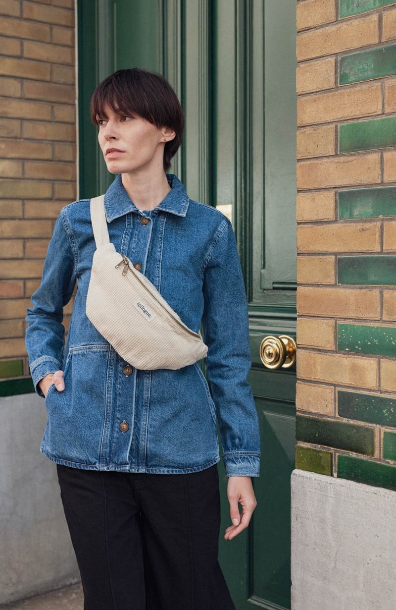 Sac Banane en velours côtelé