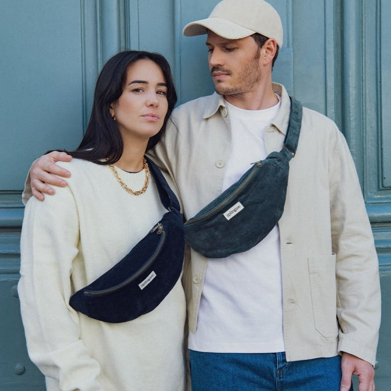 Sac Banane en velours côtelé