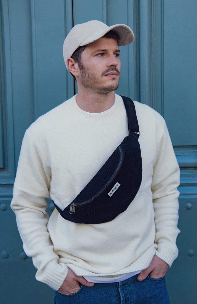 Sac Banane en velours côtelé