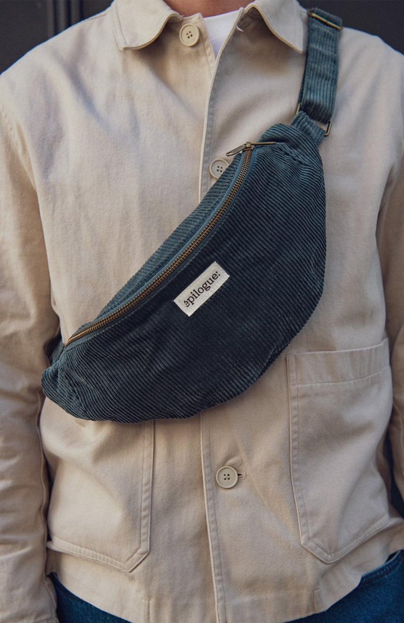 Sac Banane en velours côtelé