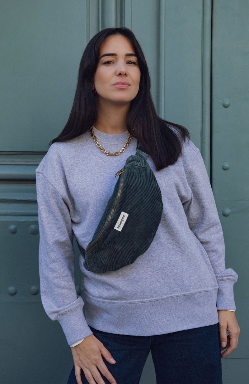 Sac Banane en velours côtelé