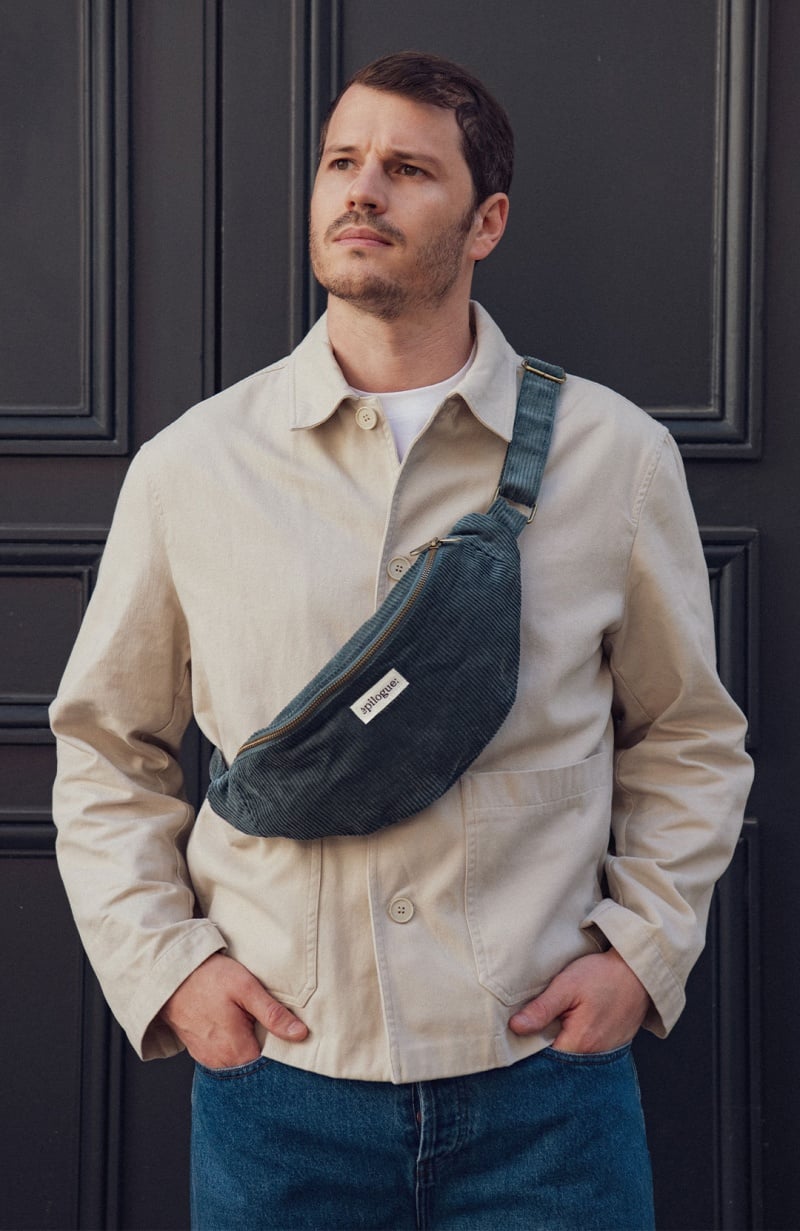 Sac Banane en velours côtelé