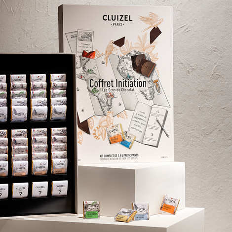 Coffret chocolat Initiation Cluizel – Les Sens du Chocolat