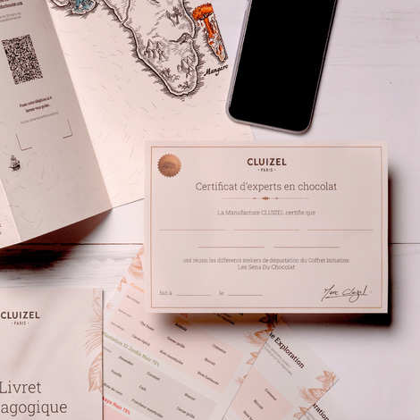 Coffret chocolat Initiation Cluizel – Les Sens du Chocolat