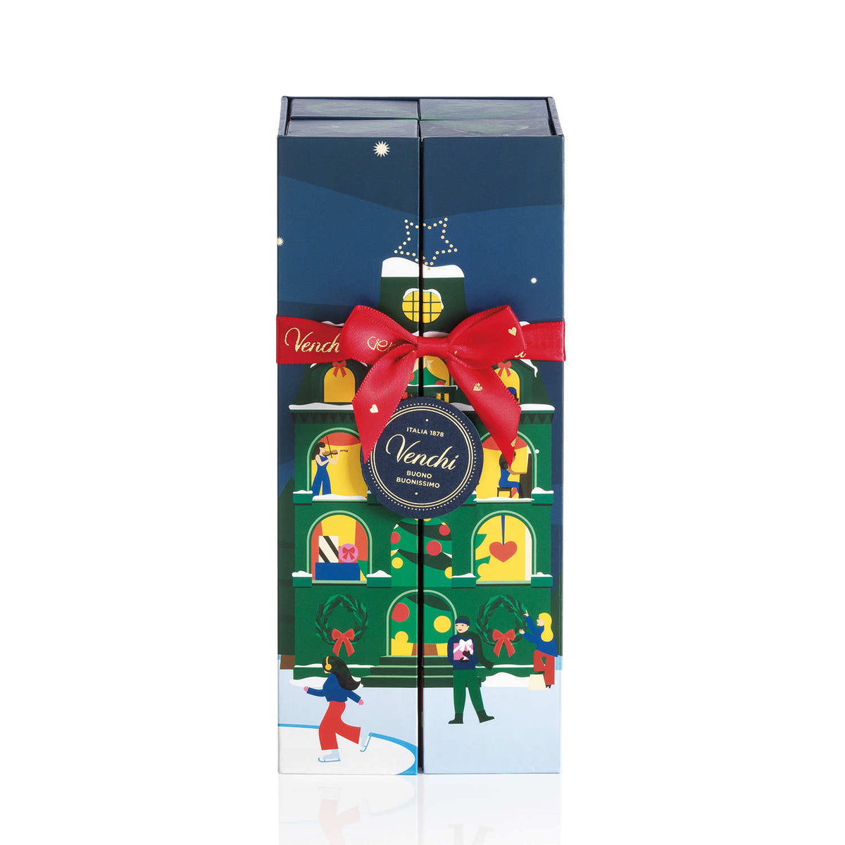 Calendrier de l'Avent Prestige Venchi Alice Bureau, détail