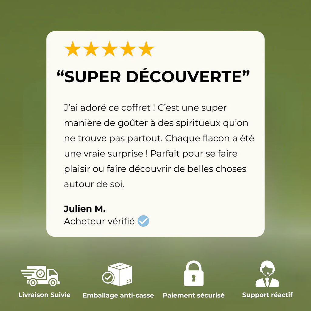 Coffret Les Spiritueux Français – Flakon