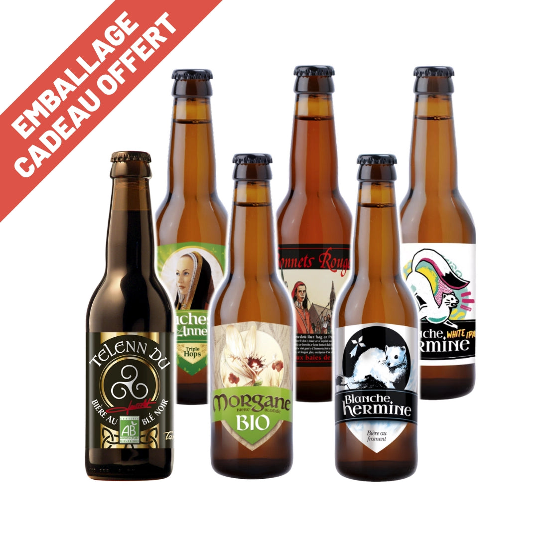 Coffret de bières bretonnes : le cadeau bière 100 % Breizh
